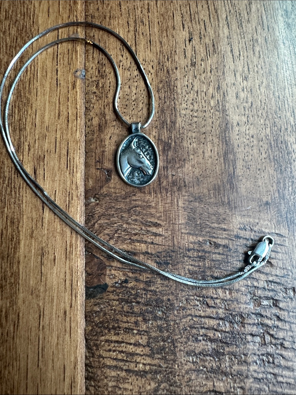 Silpada Horse head pendant necklace Sterling silver